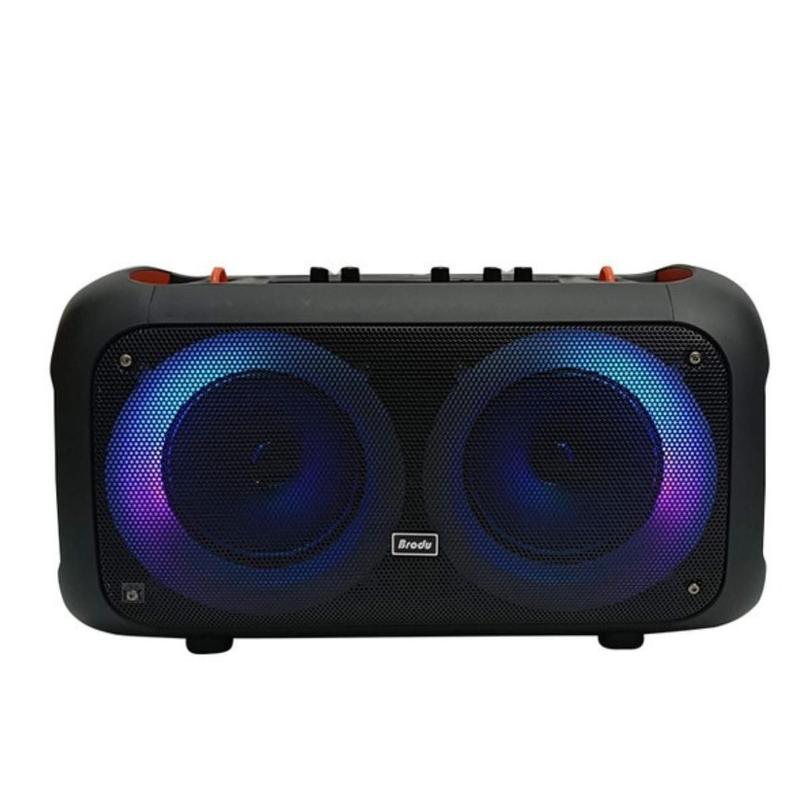 Caixa De Som Portátil Com Microfone Bts-1709 Subwoofer - Brodu